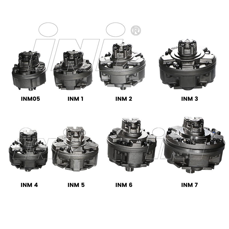 Radialkolben-Hydraulikmotor der Serie INM (austauschbarer Motor der italienischen GM-Serie)